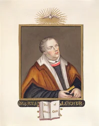 Portrait de Martin Luther (1483-1546) des 
